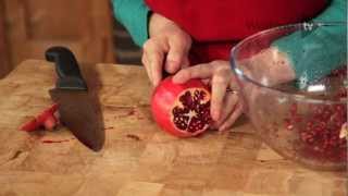 How to prepare a pomegranate  Waitrose [upl. by Pascal103]