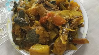 ইলিশ মাছের মাথা দিয়ে পুঁই শাক রেসিপি ll illish Machher Matha Diye Pui Shak Recipe ll Bangla [upl. by Rachelle]