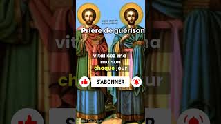 Prière de Guérison à Saint Côme et Saint Damien shorts [upl. by Annabal]