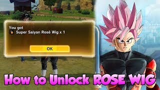 How to Unlock SUPER SAIYAN ROSE WIG New Gift System  Dragon Ball Xenoverse 2 [upl. by Benjamin]