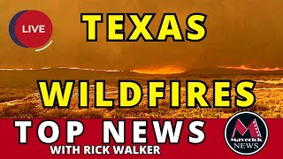 Texas Wildfires Raging  MAVERICK NEWS [upl. by Baugh]