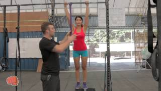 How To Use Resistance Band for Pull Up Progression  WOD Nation coach Barry  CrossFit Chiang Mai [upl. by Aineg854]