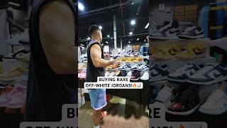 Buying RARE OffWhite Jordans at Got Sole 🤯🔥 shorts sneakers sneakerhead reseller [upl. by Einhpets]