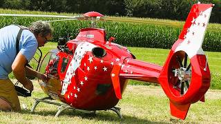 LARGEST RC Helicopters in Switzerland  Loorholz 2024 Flying Days [upl. by Nos]