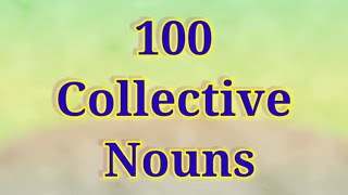 Collective Nouns  English Grammar [upl. by Anihtyc]