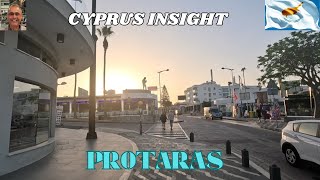 Pre Dinner Stroll Along Protaras Strip Cyprus [upl. by Zul]