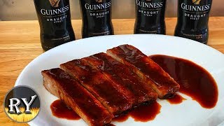 Oven Baked St Louis Ribs With Homemade Guinness BBQ Sauce [upl. by Earb189]