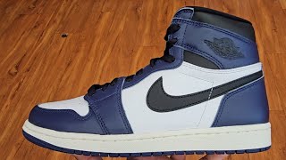 Nike Air Jordan 1 Retro High OG Midnight Navy 4K POV  SKU DZ5485401 Don Shinobi [upl. by Ita]