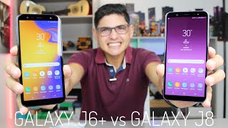 Samsung Galaxy J6 Plus vs Galaxy J8  QUAL O MELHOR PRA VOCÊ [upl. by Isayg]