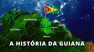 HISTÓRIA DA GUIANA  Um país com o Território em Disputa  Globalizando Conhecimento [upl. by Anahsat]