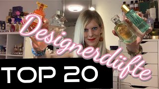 TOP 20 DESIGNERDÜFTE💜Meiner Meinung nach die besten in meiner Sammlung 🙌Parfum Haul ⭐️ [upl. by Francesca]