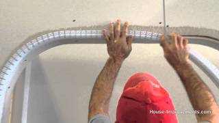 How To Install Bullnose Drywall Corner Bead [upl. by Slin289]