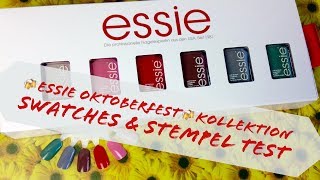 🇩🇪🍻ESSIE OKTOBERFEST🍻KOLLEKTIONSWATCHES amp STEMPEL TEST [upl. by Sirromad458]