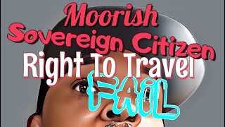 Sovereign Citizen Moorish Right To Travel FAIL in North Carolina [upl. by Zolner718]