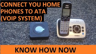 How to Connect Analog Phones to VoIP Analog Telephone Adapter [upl. by Tasha]