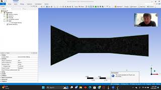 Ansys Fluent Wind tunnel simulation with airfoil [upl. by Essenaj]