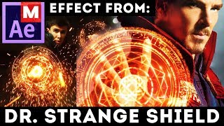 Shield Effect from Doctor Strange  Dr Strange movie  Magic Shield After Effects Tutorial [upl. by Defant789]