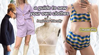 how to ACTUALLY start sewing your own clothes in 2022 beginner step by step guide [upl. by Geerts]