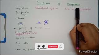 Dysplasia vs Anaplasia for UniversityNEET PG by Anish Vadhel  Neoplasia  Robbins Made Easy [upl. by Igiul509]