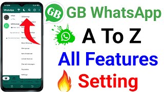 gb Whatsapp A To Z All New Features Settings Explain in Hindi  gb Whatsapp New Settings 2023 [upl. by Arammat]