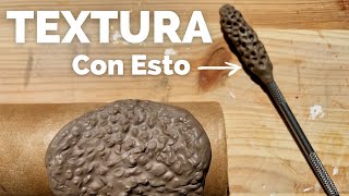 🟢 COMO HACER TEXTURAS en PLASTILINA ➤ O MASILLA EPOXI 🟢 [upl. by Mussman]