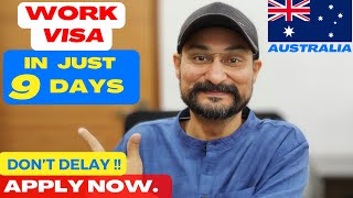 🇦🇺 Australia WORK VISA  SALARY Min 70000  PR after 2 YEARS  No AGE Limit  No VISA COST [upl. by Relyuhcs518]