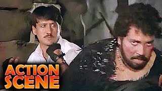 Jackie Shroff Fight Scene  Action Scene  Jawab Hum Denge  Shatrughan Sinha Sridevi  HD [upl. by Mendelsohn]