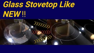 How to remove burnt residue from your glass stovetop [upl. by Adnarym]