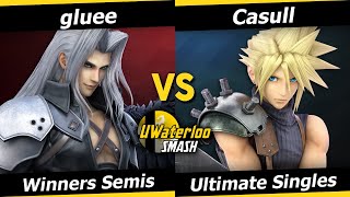 UWaterloo SSBU S23w2 Winners Semis  gluee Sephiroth Ganondorf vs Casull Cloud [upl. by Lenehc]