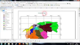 Layout en ARCGIS 100 [upl. by Latoye]