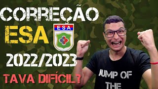 GABARITO ESA 20222023MATEMÁTICA E OUTRAS MATÉRIAS  AO VIVO [upl. by Eenad741]