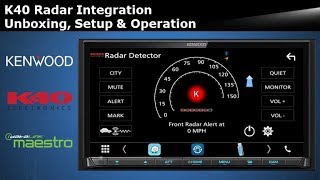 KENWOOD – K40 – IDATALINK Radar Integration Unboxing How to Setup amp Operation – World’s First [upl. by Anayhd934]