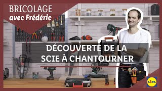 Bricolage 🛠️  Découverte de la scie à chantourner avec Frédéric  Lidl France [upl. by Topper]