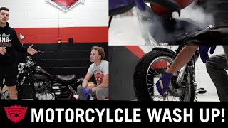 How to SUPER CLEAN Your Motorcycle  Motorcycle Detailing Series Part 1  Satisfying [upl. by Aicelaf853]