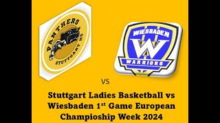 Stuttgart High School Ladies vs Wiesbaden 2024 DODEA Championship Week [upl. by Eutnoj]