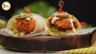 Nashville Chicken Twister Wraps recipe by using Falak Masalas with foodfusion [upl. by Emile195]