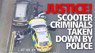 Dont mess with London police Scooter takedowns 2020 [upl. by Anaiad45]