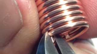 Chainmaille Quick Tip 1  How To Cut The Perfect Jump Ring [upl. by Nerta]