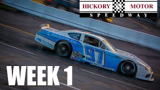 Week 1  Hickory Motor Speedway SEASON OPENER [upl. by Bakeman888]