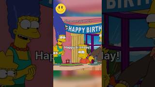 Barts 12th birthday  simpsons shorts [upl. by Ruggiero]