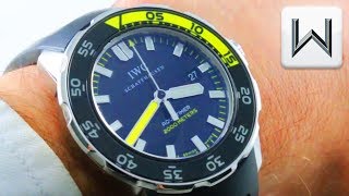 IWC Aquatimer 2000 IW356808 356808 Luxury Watch Review [upl. by Koenig]