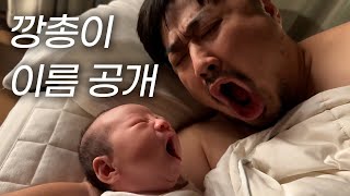 육아로그 깡총이 이름을 정했습니다ㅏㅏㅏ [upl. by Nileuqcaj]