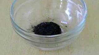 Exothermic reaction Potassium Permanganate [upl. by Falo]