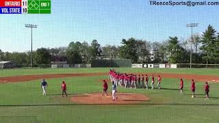 Vol State Baseball vs Ontario Nationals 20241005 [upl. by Lewis28]