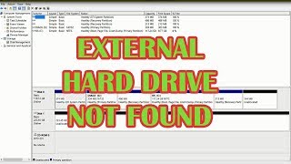 External Hard Drive Not Found Fix Unallocated Solution Windows 78 10 [upl. by Joshi572]