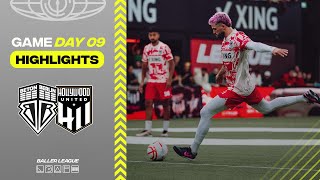 Rakete in den Winkel  Beton Berlin vs Hollywood United  Highlights Baller League  Gameday 8 [upl. by Eirrod]