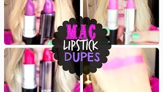 ★ 34 MAC LIPSTICK DUPES DRUGSTORE DUPES★ [upl. by Nanine54]