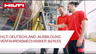 Ausbildung bei Hilti in Nersingen Verfahrensmechaniker mwd für Kunststoff und Kautschuktechnik [upl. by Ives]