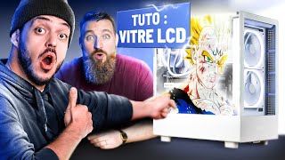 TUTO  Un ECRAN TRANSPARENT dans ton PC Gamer [upl. by Sherfield545]