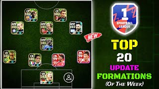 Top 20 New Unique Formations Update In eFootball 2024 Mobile  New Hidden Formations In eFootball 🤩 [upl. by Rose]